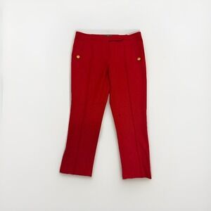 vtg Vertigo Paris red dress pants slacks, No Tag, women's 12/14